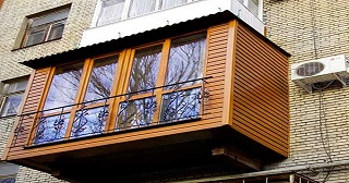 Внешняя отделка балкона Стерлитамак цена от 1058 руб. м/2.